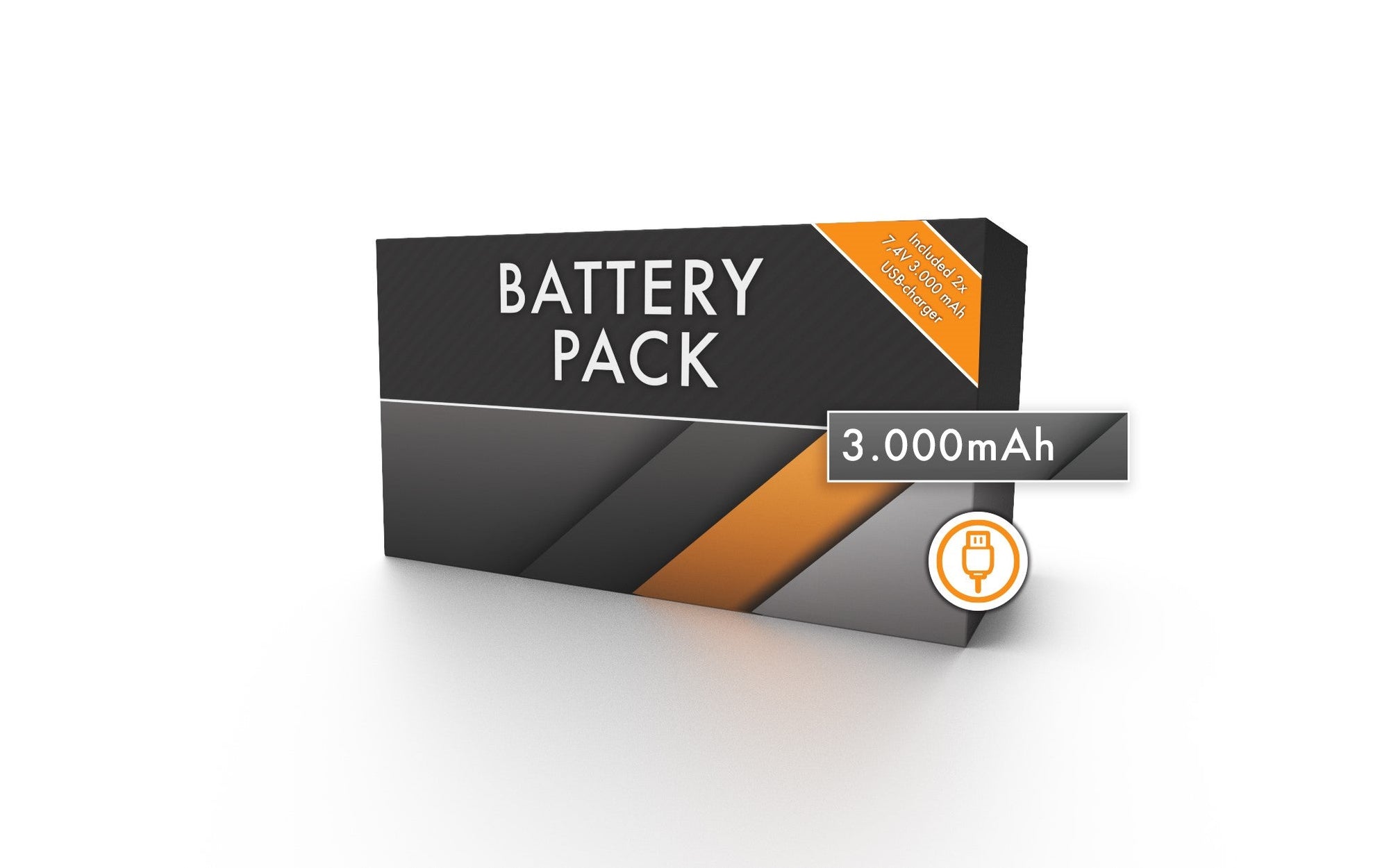 Extra baterie 3 000 mAh – USB