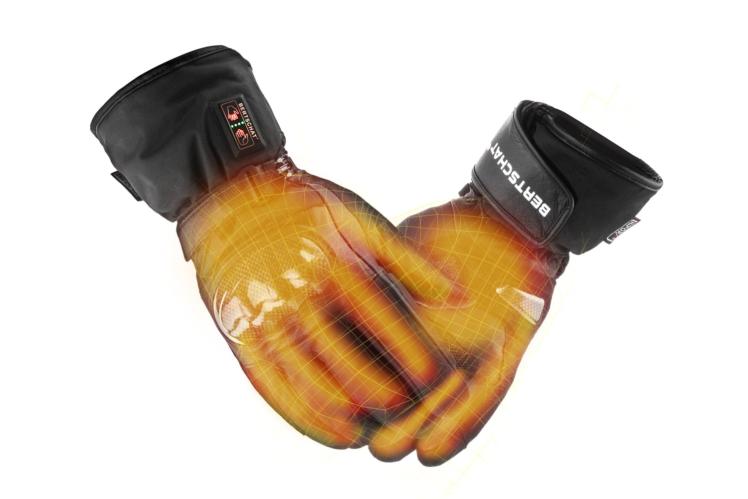 Motocyklové rukavice PRO – Duální vyhřívání | USB